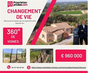 maison à la vente -   84190  VACQUEYRAS, surface 315 m2 vente maison - UBI443956565